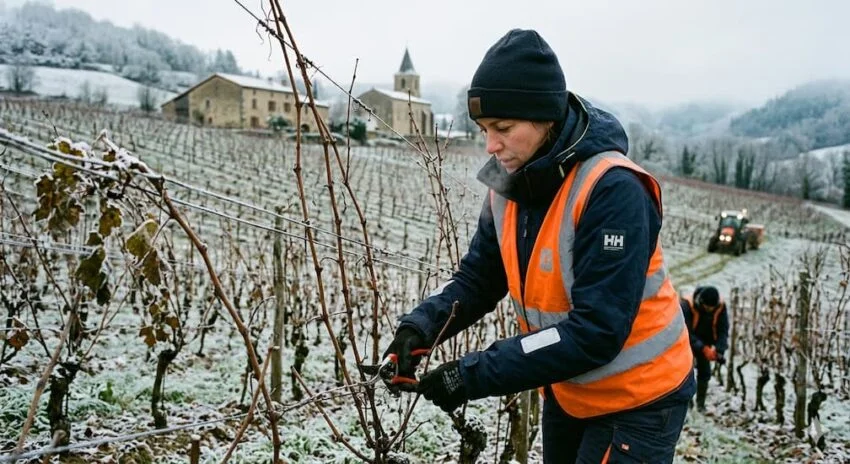 travail de la vigne